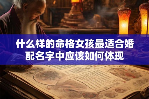 什么样的命格女孩最适合婚配名字中应该如何体现