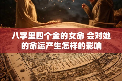 八字里四个金的女命 会对她的命运产生怎样的影响