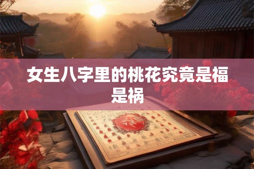 女生八字里的桃花究竟是福是祸