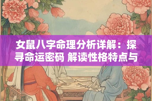 女鼠八字命理分析详解：探寻命运密码 解读性格特点与运势走势