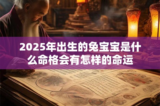 2025年出生的兔宝宝是什么命格会有怎样的命运
