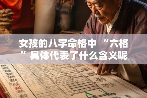 女孩的八字命格中 “六格”具体代表了什么含义呢