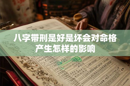八字带刑是好是坏会对命格产生怎样的影响