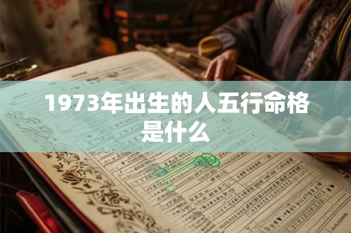 1973年出生的人五行命格是什么