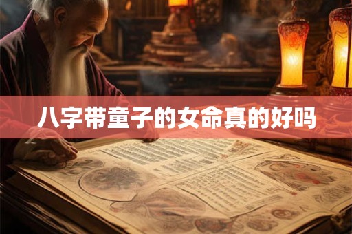八字带童子的女命真的好吗