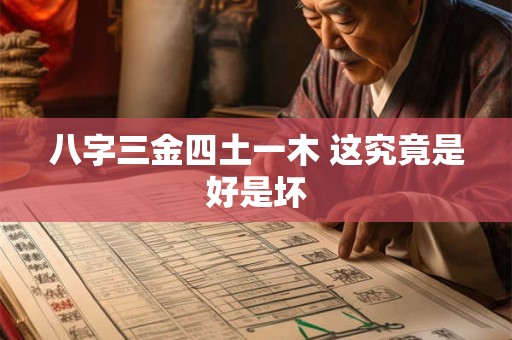 八字三金四土一木 这究竟是好是坏