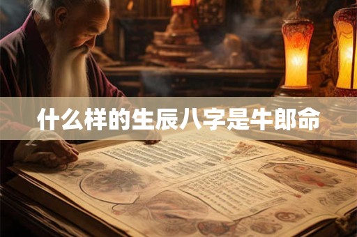 什么样的生辰八字是牛郎命