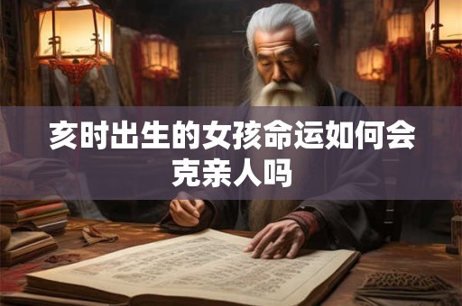 亥时出生的女孩命运如何会克亲人吗 亥时出生的女孩命运如何会克亲人吗