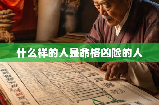 什么样的人是命格凶险的人