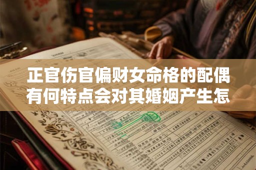 正官伤官偏财女命格的配偶有何特点会对其婚姻产生怎样的影响