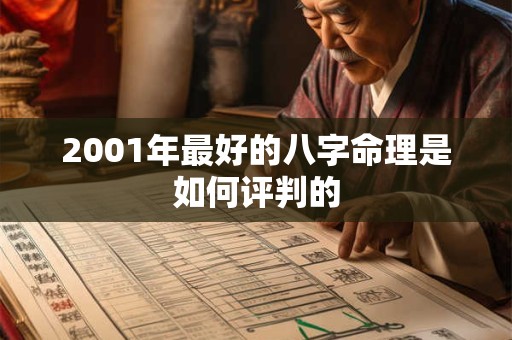 2001年最好的八字命理是如何评判的