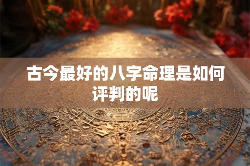 古今最好的八字命理是如何评判的呢
