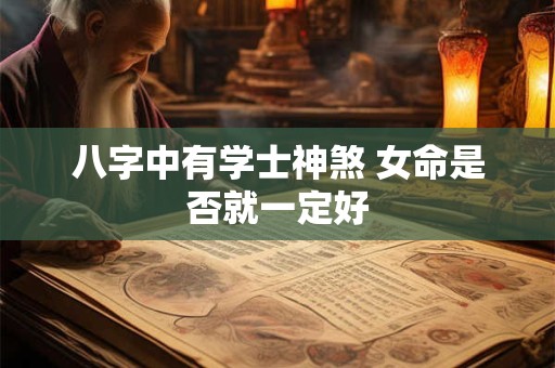 八字中有学士神煞 女命是否就一定好 八字中有学士神煞 女命是否就一定好