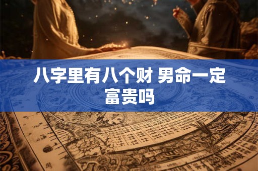 八字里有八个财 男命一定富贵吗