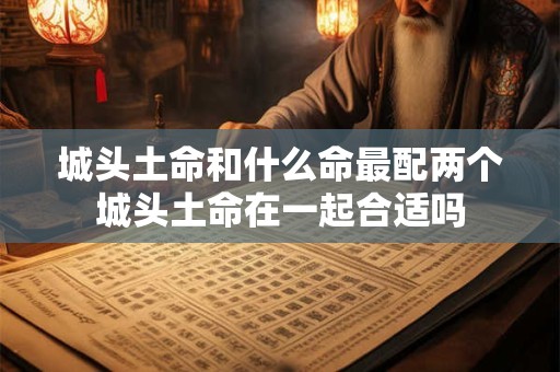 城头土命和什么命最配两个城头土命在一起合适吗