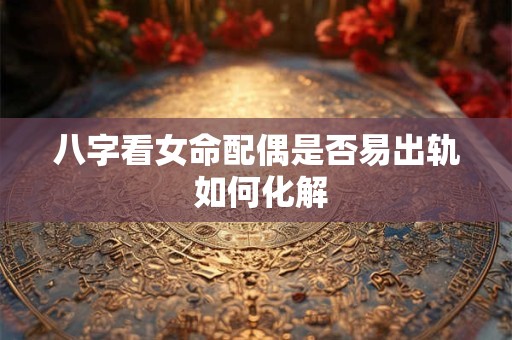 八字看女命配偶是否易出轨 如何化解