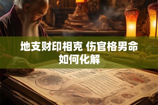 地支财印相克 伤官格男命如何化解