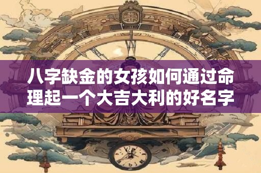 八字缺金的女孩如何通过命理起一个大吉大利的好名字