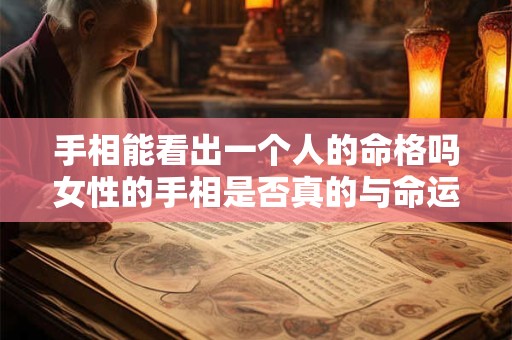 手相能看出一个人的命格吗女性的手相是否真的与命运相关