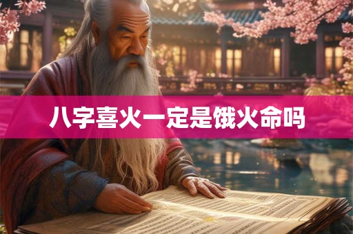 八字喜火一定是饿火命吗