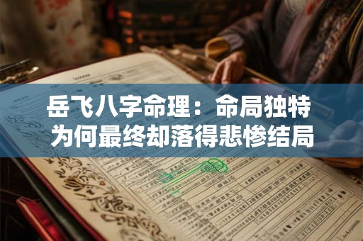岳飞八字命理：命局独特 为何最终却落得悲惨结局