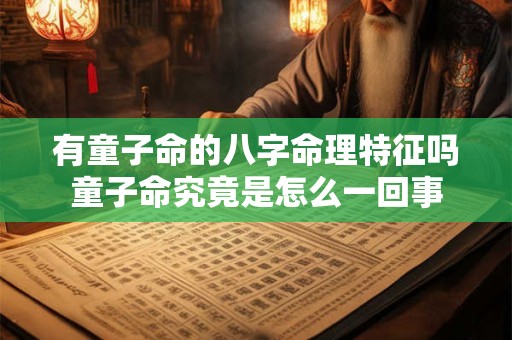 有童子命的八字命理特征吗童子命究竟是怎么一回事