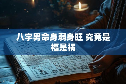 八字男命身弱身旺 究竟是福是祸