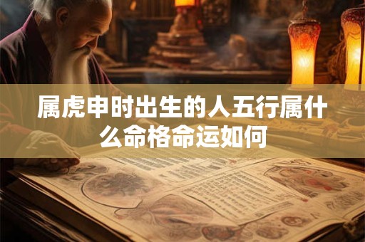 属虎申时出生的人五行属什么命格命运如何