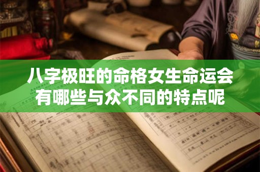八字极旺的命格女生命运会有哪些与众不同的特点呢