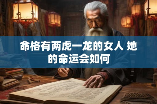 命格有两虎一龙的女人 她的命运会如何