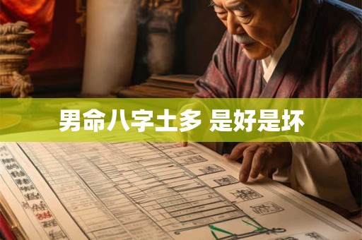 男命八字土多 是好是坏