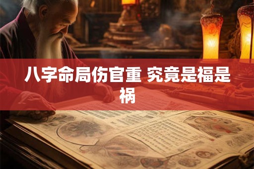 八字命局伤官重 究竟是福是祸