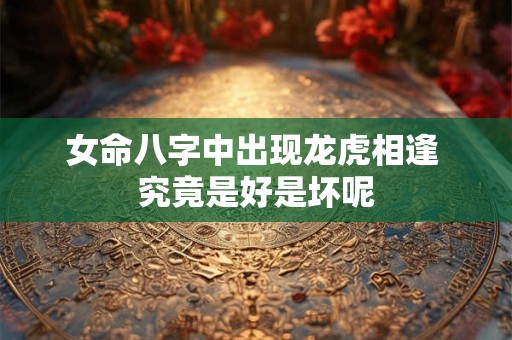 女命八字中出现龙虎相逢 究竟是好是坏呢