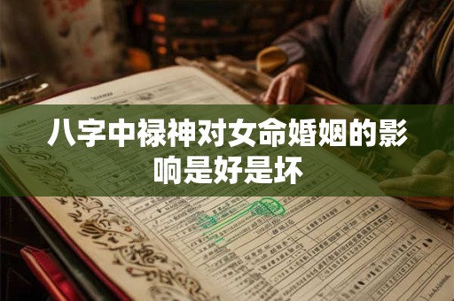 八字中禄神对女命婚姻的影响是好是坏