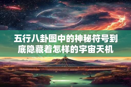 五行八卦图中的神秘符号到底隐藏着怎样的宇宙天机