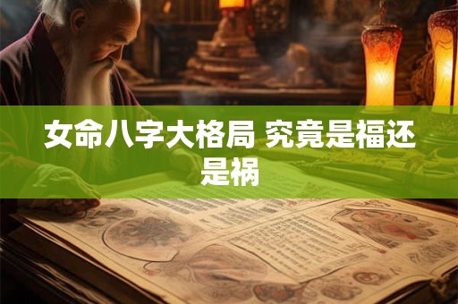 女命八字大格局 究竟是福还是祸