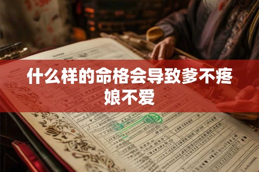 什么样的命格会导致爹不疼娘不爱