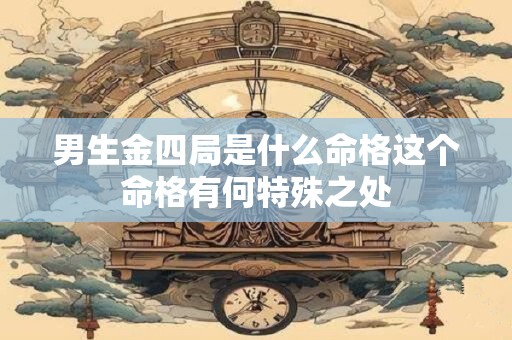 男生金四局是什么命格这个命格有何特殊之处