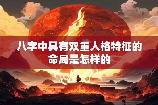 八字中具有双重人格特征的命局是怎样的 八字中具有双重人格特征的命局是怎样的