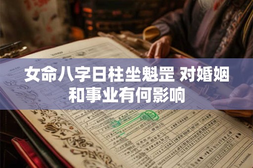 女命八字日柱坐魁罡 对婚姻和事业有何影响
