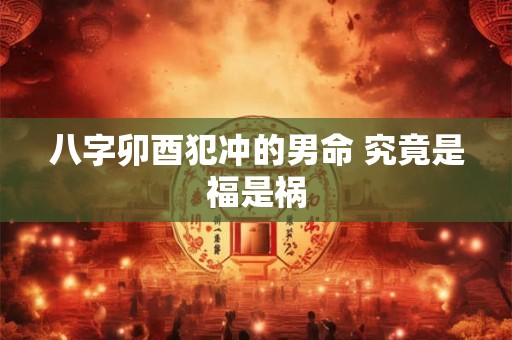 八字卯酉犯冲的男命 究竟是福是祸