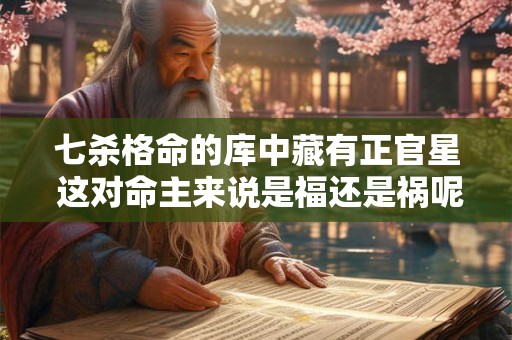 七杀格命的库中藏有正官星 这对命主来说是福还是祸呢