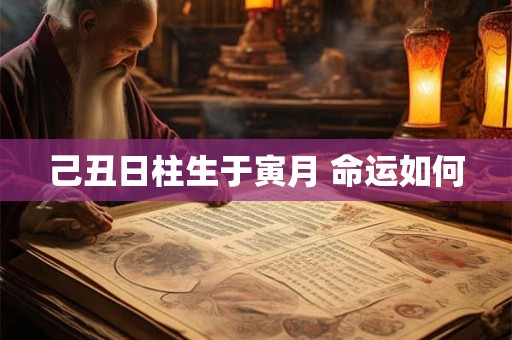 己丑日柱生于寅月 命运如何