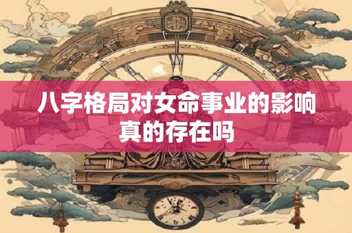 八字格局对女命事业的影响真的存在吗