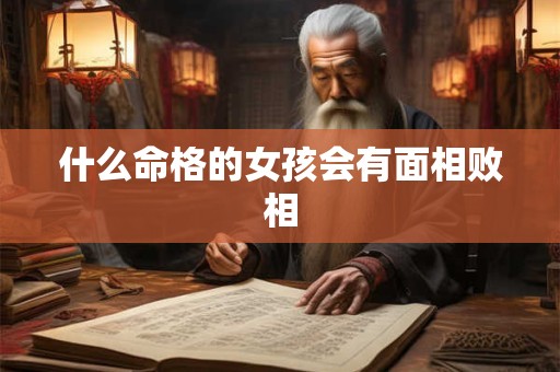 什么命格的女孩会有面相败相