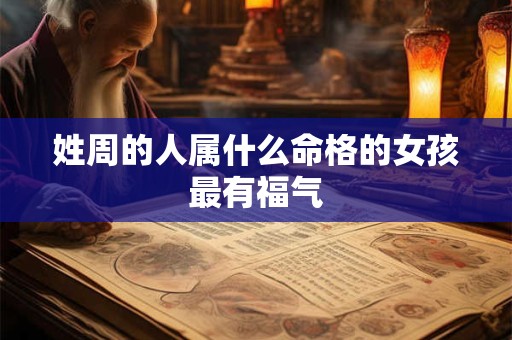 姓周的人属什么命格的女孩最有福气