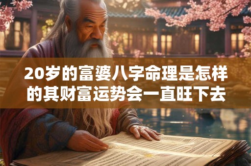 20岁的富婆八字命理是怎样的其财富运势会一直旺下去吗