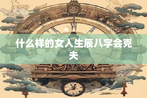 什么样的女人生辰八字会克夫