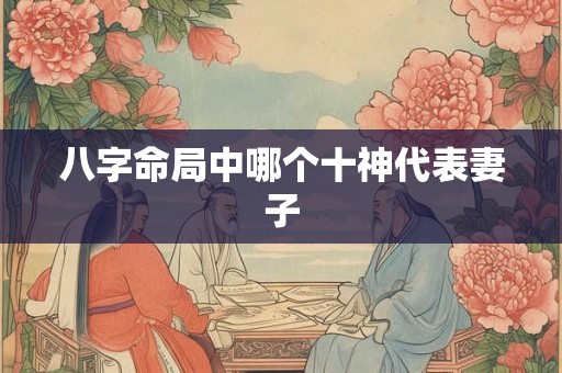 八字命局中哪个十神代表妻子 八字命局中哪个十神代表妻子