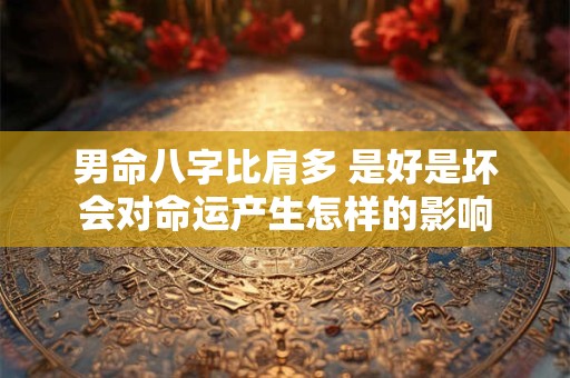 男命八字比肩多 是好是坏会对命运产生怎样的影响